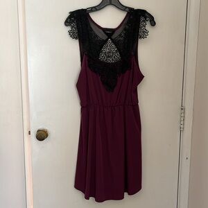 Noble U Plum Midi Dress, large